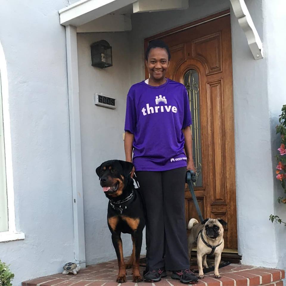 Kozmo was adopted by a single Mom….and a pug. We can’t forget Oatmeal the pug.